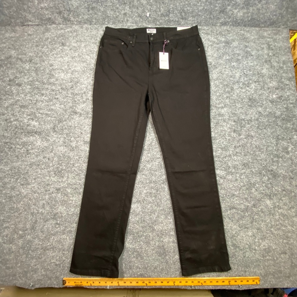 Sperry Mens Premium Apparel Black Straight Leg Stretch Pants SPD003 Size 36 NWT